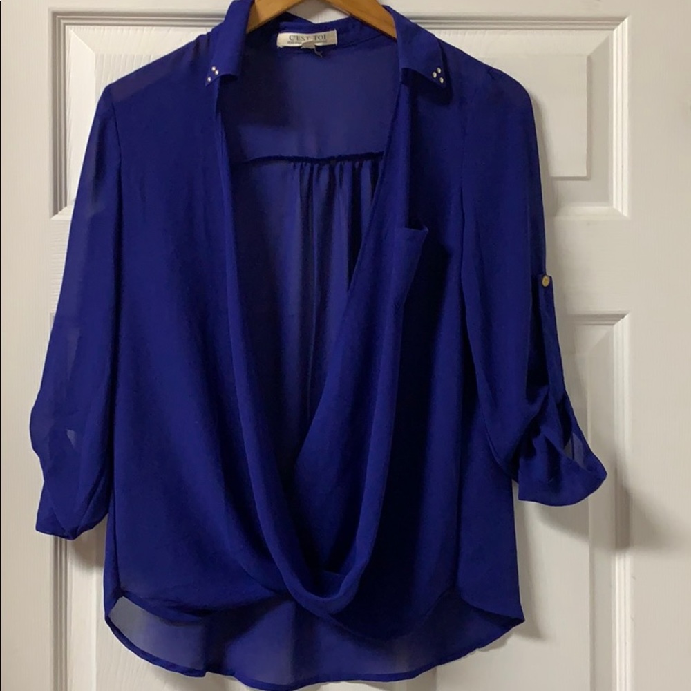 Royal Blue Top